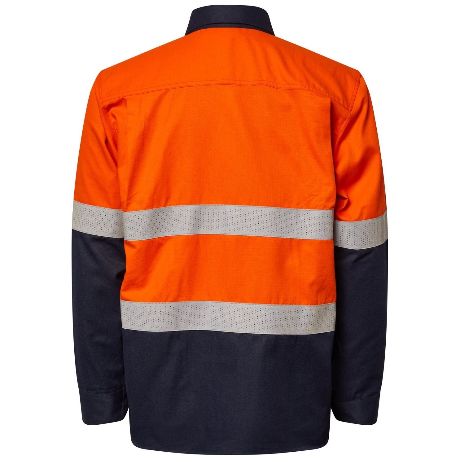 Workcraft Torrent HRC2 Mens Hi Vis Two Tone Open Front Shirt With Gusset Sleeves And FR Reflective Tape (FSV014A) - Ace Workwear