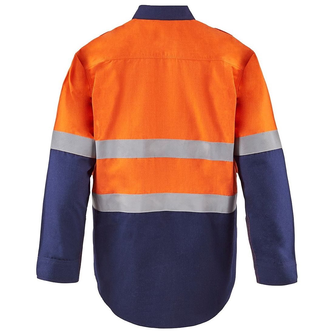 Workcraft Torrent HRC2 Mens Hi Vis Two Tone Close Front Shirt With Gusset Sleeves And FR Reflective Tape (FSV015A) - Ace Workwear