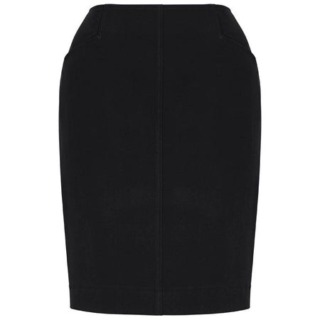 Biz Corporates Womens Bandless Pencil Skirt (20717) Ladies Skirts & Trousers, signprice Biz Corporates - Ace Workwear