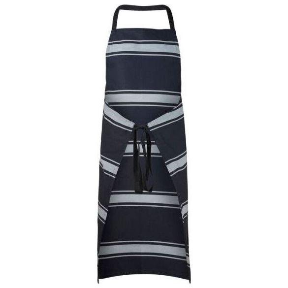 Workcraft Full Bib Butchers Stripe Apron (CA006)