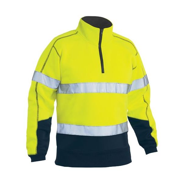 Bisley Taped Hi Vis Two Tone Fleece Pullover (BK6989T)