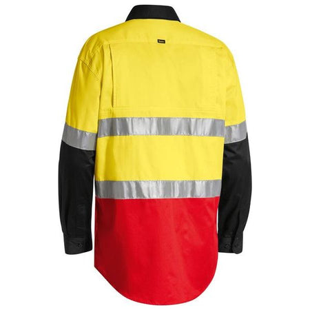 Bisley Taped Hi Vis Cool Lightweight Three Tone Shirt (BS6697T) - Ace Workwear