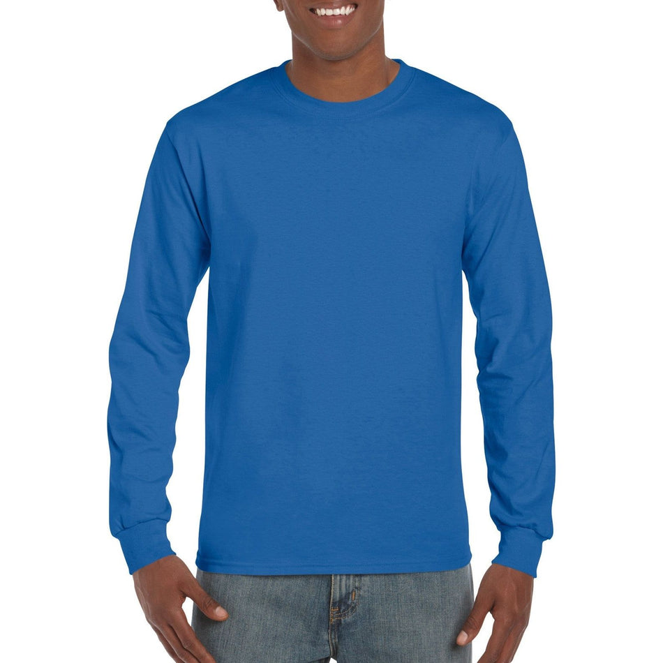 Gildan Ultra Cotton Adult Long Sleeve T-Shirt (2400) Plain T-Shirt (Tees), signprice Gildan - Ace Workwear