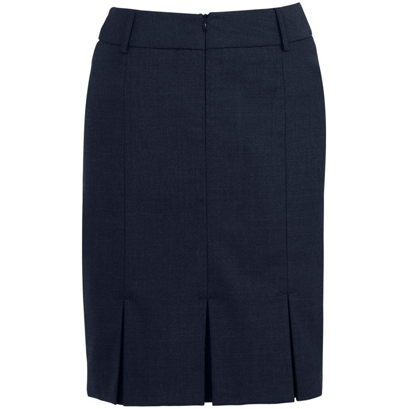 Biz Corporates Womens Multi-Pleat Skirt (24015) Ladies Skirts & Trousers, signprice Biz Corporates - Ace Workwear