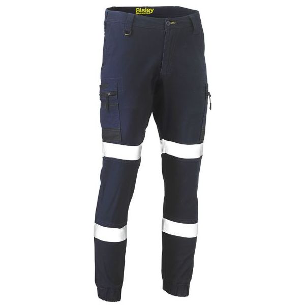 Bisley Flx & Move Modern Fit Taped Stretch Cargo Cuffed Pants (BPC6334T)