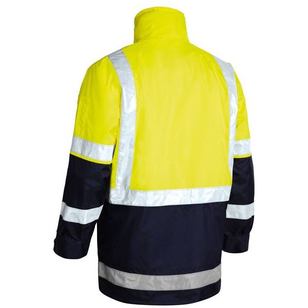 Bisley Taped 5 In 1 Rain Jacket (BK6975) - Ace Workwear