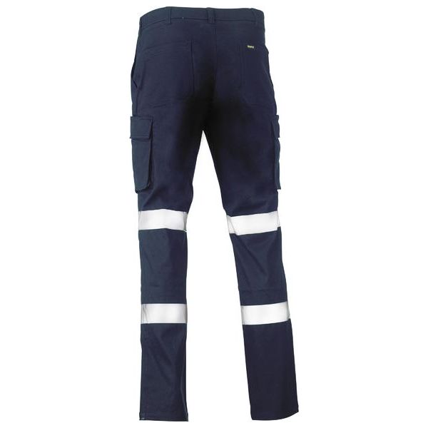 Bisley Taped Modern Fit Stretch Cotton Drill Cargo Pants (BPC6008T) - Ace Workwear