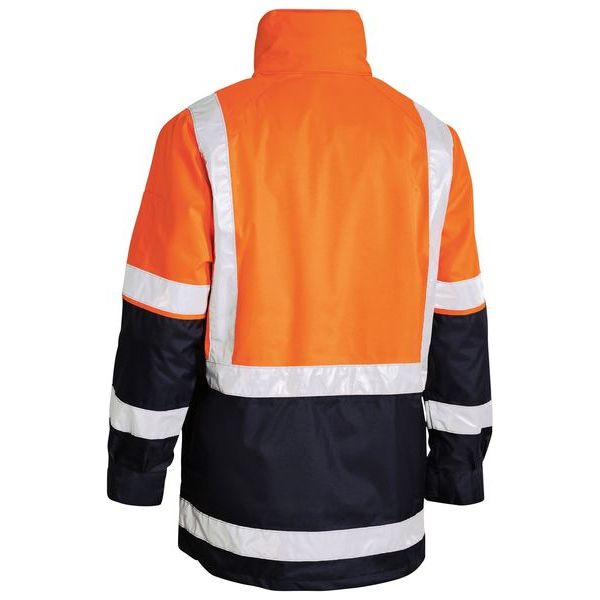 Bisley Taped 5 In 1 Rain Jacket (BK6975) - Ace Workwear