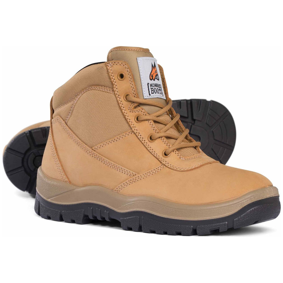 Mongrel Wheat Lace Up Boot (260050) (Pre Order) Lace Up Safety Boots Mongrel - Ace Workwear