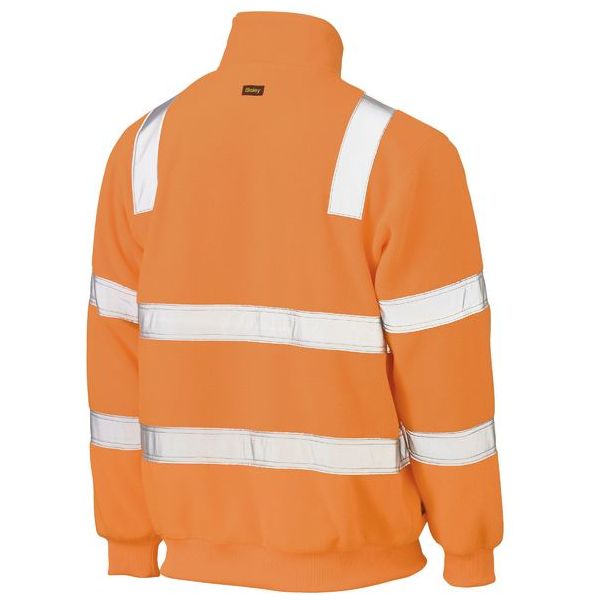 Bisley Taped Hi Vis Rail Polar Fleece Jumper (BK6816T)