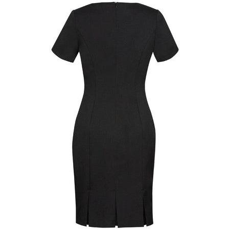 Biz Corporates Womens Short Sleeve Dress (30112) Corporate Dresses & Jackets, signprice Biz Corporates - Ace Workwear