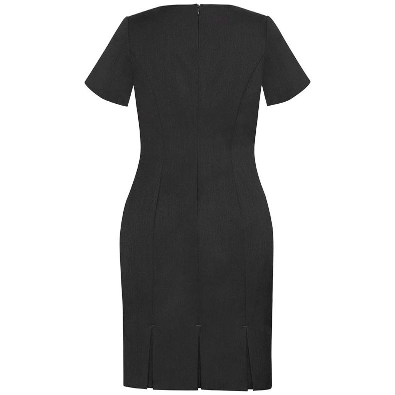 Biz Corporates Womens Short Sleeve Dress (30112) Corporate Dresses & Jackets, signprice Biz Corporates - Ace Workwear