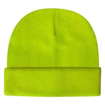 Luminescent Safety Acrylic Beanie - Toque - Pack of 25 Beanies, signprice Headwear Stockists - Ace Workwear