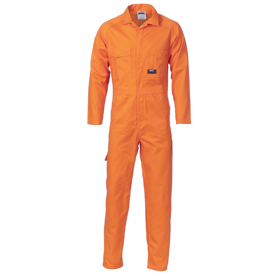 DNC Cotton Drill Coverall/Overall (3101) Coveralls (Overalls) & Dust Coats, Hi Vis Coveralls (Overalls) DNC Workwear - Ace Workwear