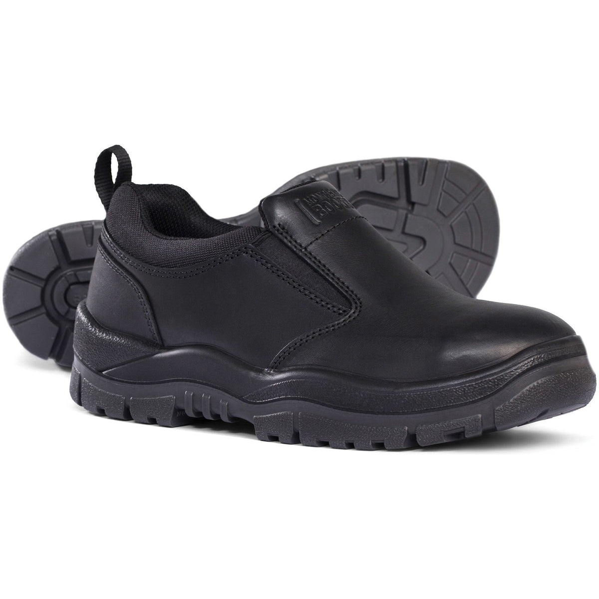 Mongrel Black Slip-On Shoe (315085) (Pre Order) Slip On Safety Boots Mongrel - Ace Workwear