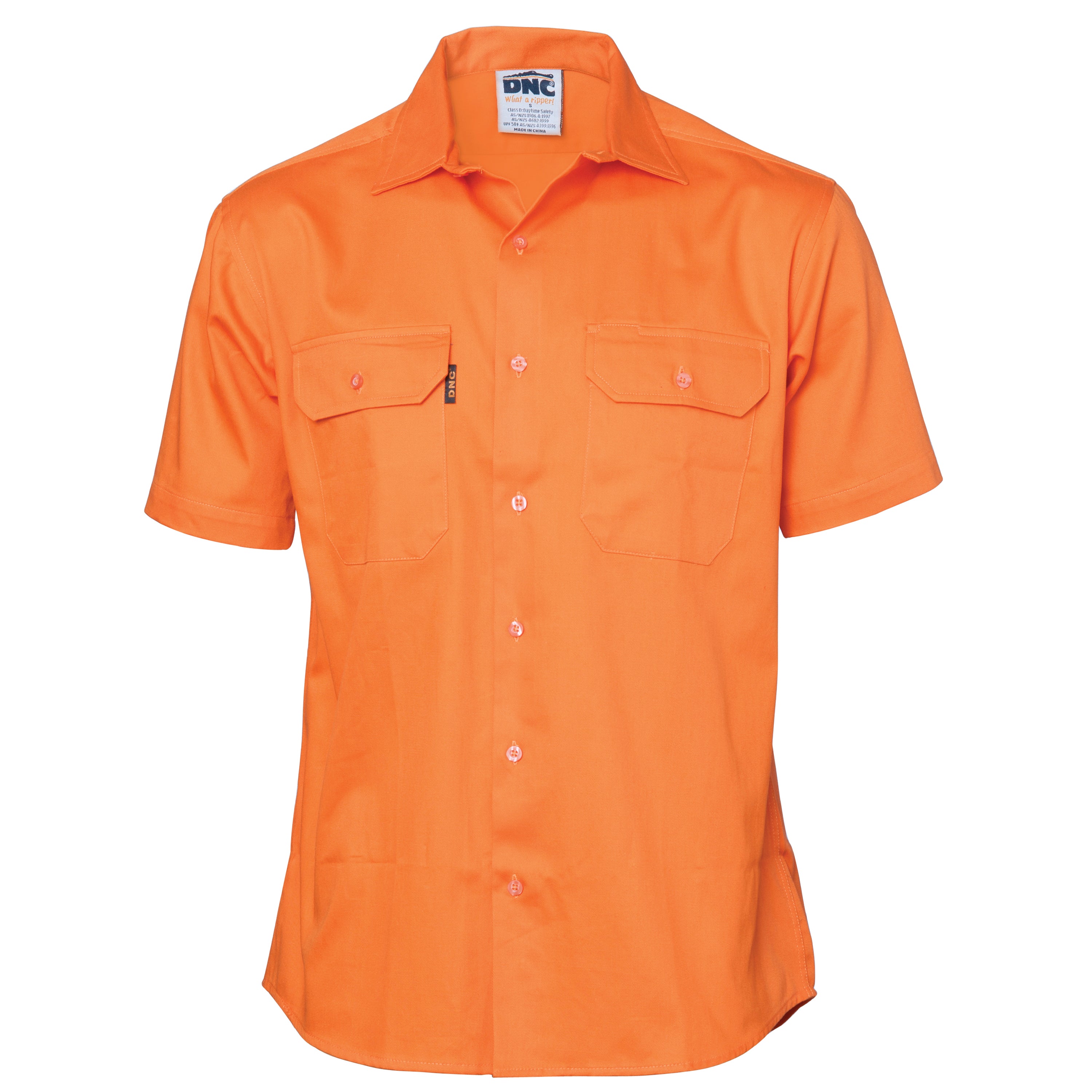 DNC Cool-Breeze Work Shirt Short Sleeve (3207) Industrial Shirts DNC Workwear - Ace Workwear