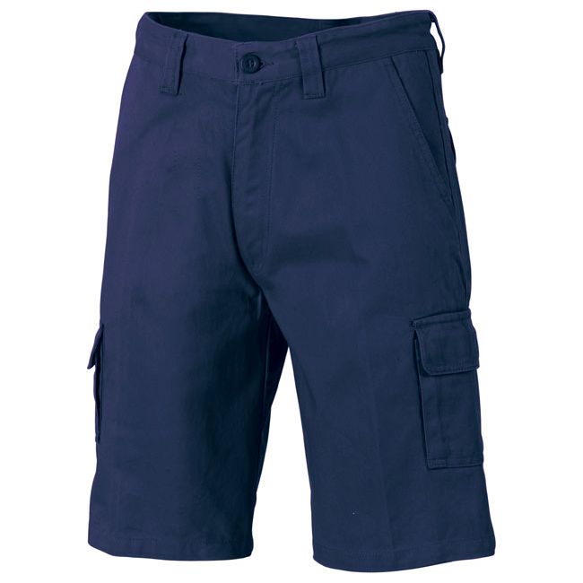 DNC Cotton Drill Cargo Shorts (3302) Industrial Shorts DNC Workwear - Ace Workwear