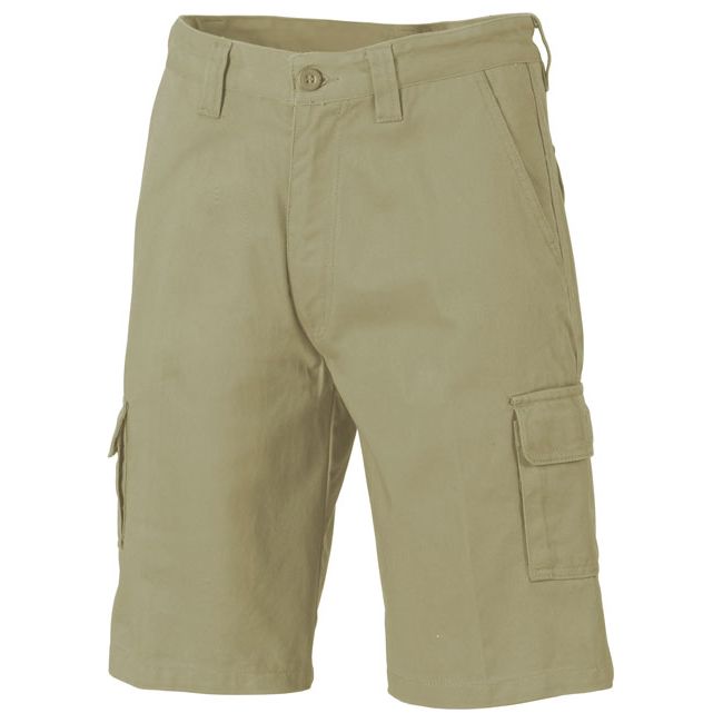 DNC Cotton Drill Cargo Shorts (3302) Industrial Shorts DNC Workwear - Ace Workwear