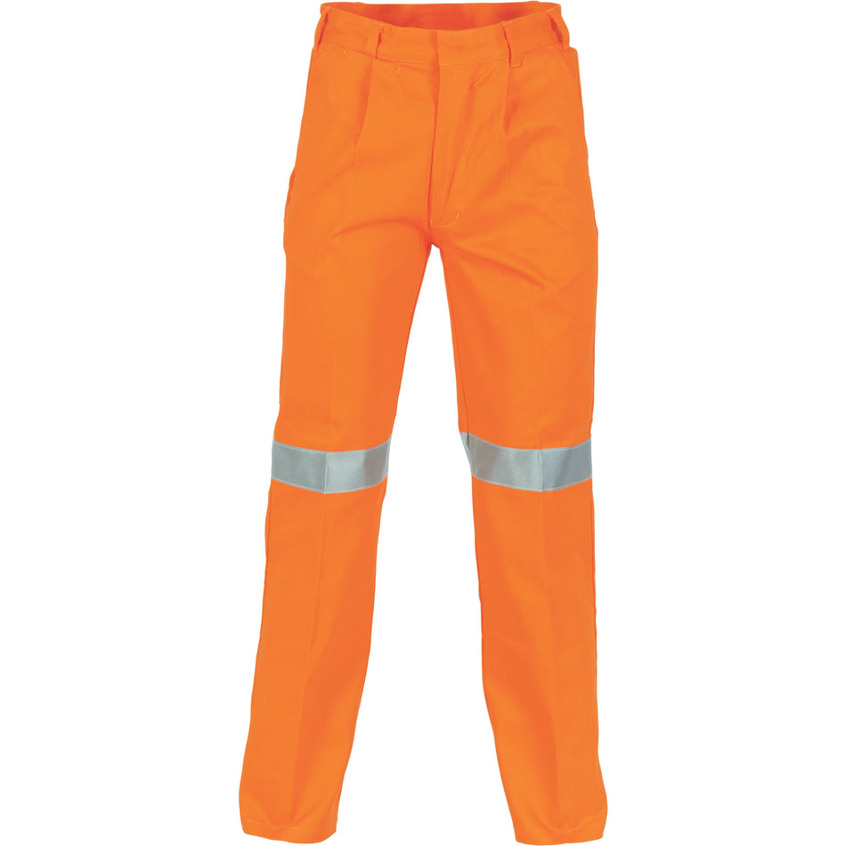 DNC's Cotton Drill Pants With 3M Reflective Tape (3314) Industrial Work Pants With Tape DNC Workwear - Ace Workwear