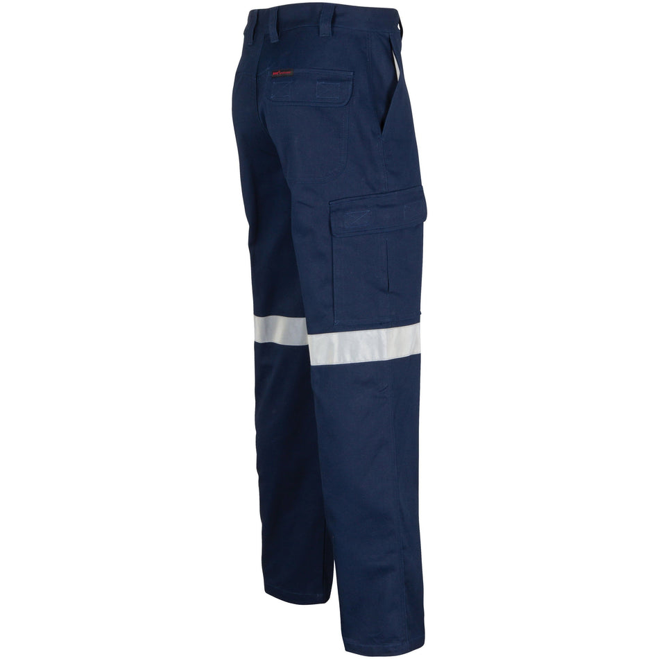 DNC's Middle Weight Cotton Double Angled Cargo Pants With CSR Reflective Tape (3360) Industrial Cargo Pants With Tape DNC Workwear - Ace Workwear