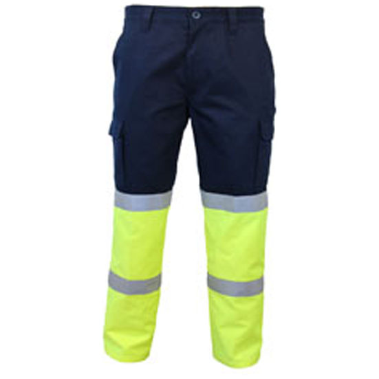 DNC 2 Tone Biomotion Taped Cargo Pants (3363) Industrial Cargo Pants With Tape DNC Workwear - Ace Workwear