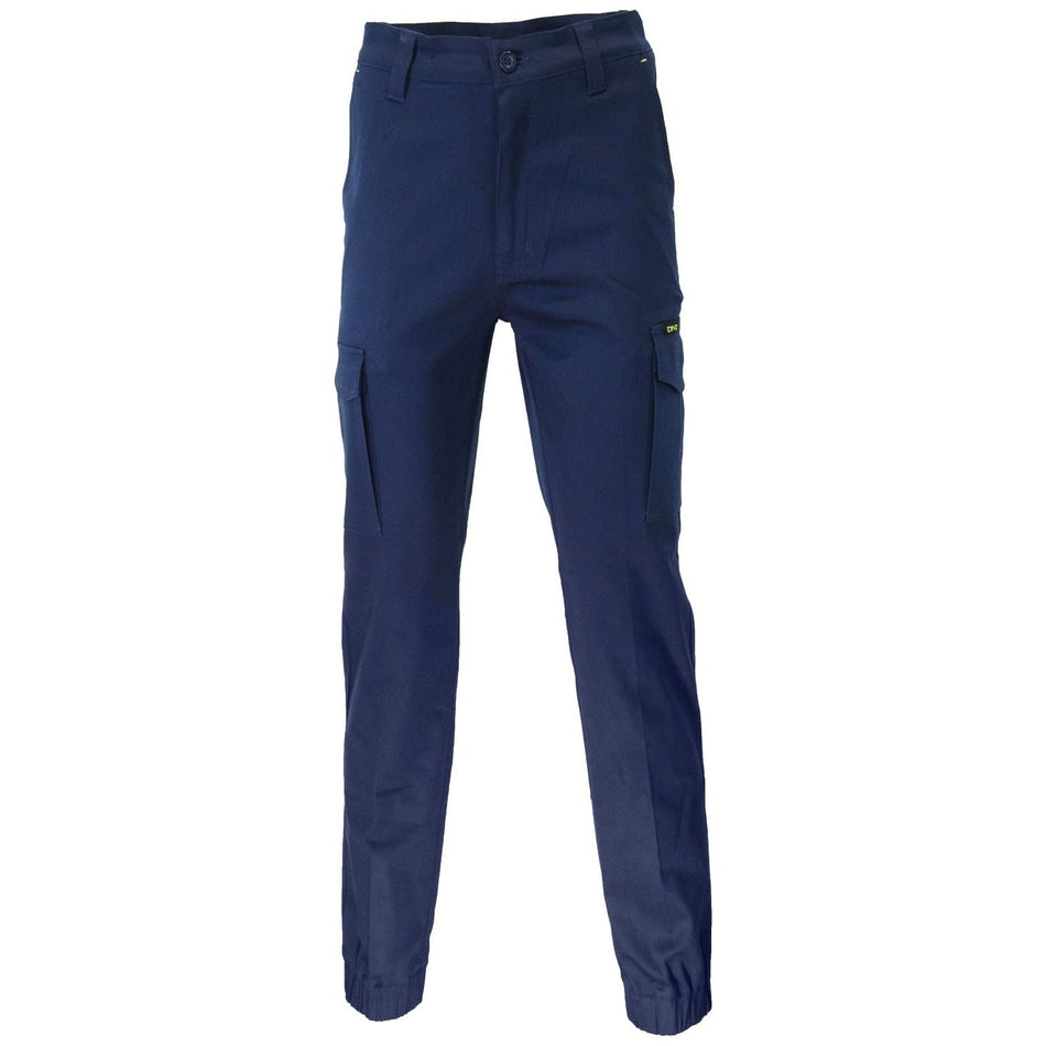 DNC SlimFlex Cargo Pants- Elastic Cuffs (3377) Industrial Cargo Pants DNC Workwear - Ace Workwear