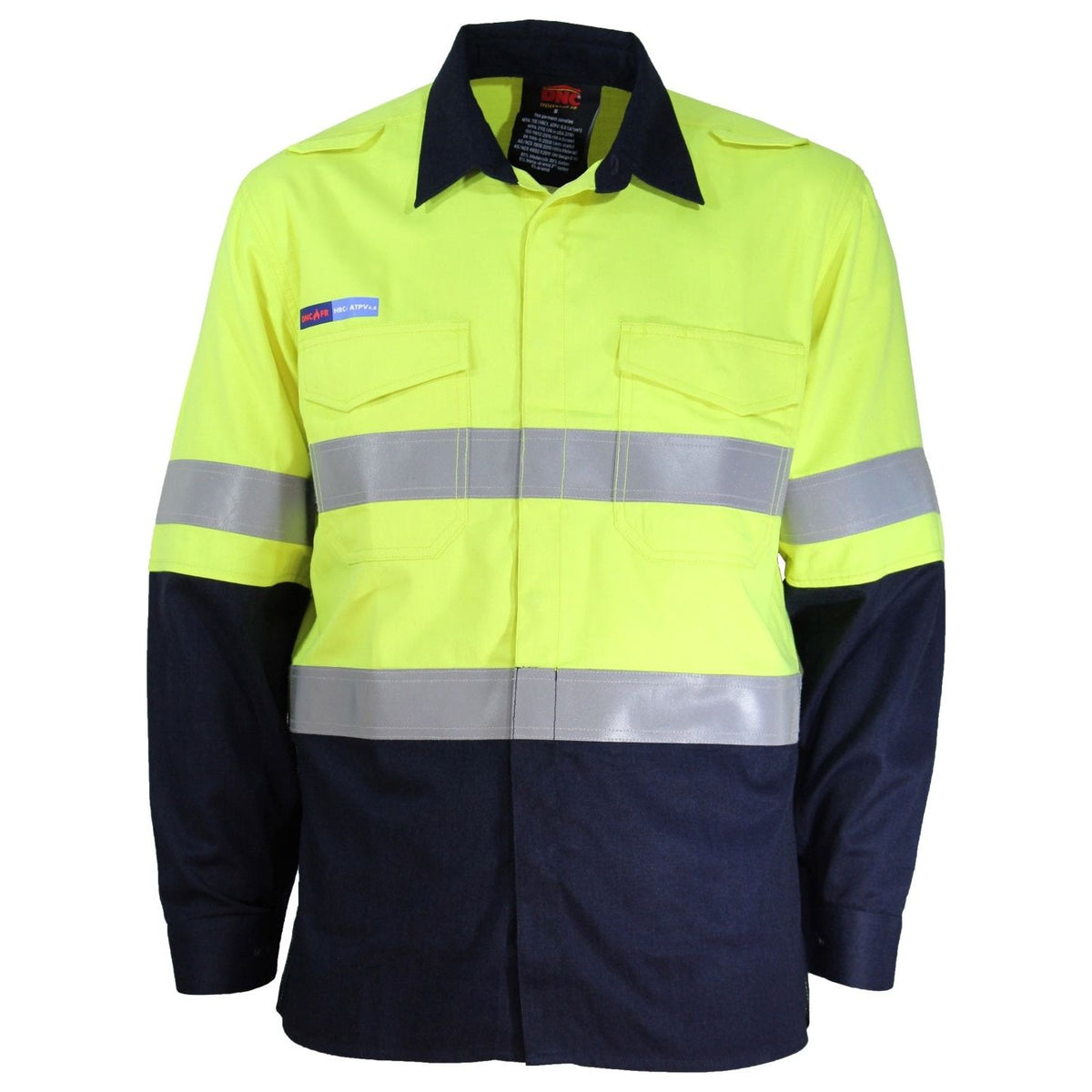 DNC Inherent FR PPE1 2T L/W DN Shirt (3445) Flame Retardant Shirts DNC Workwear - Ace Workwear