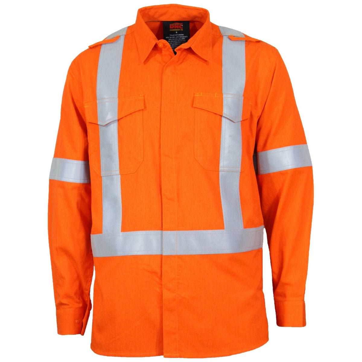 DNC Inherent FR X Back PPE2 D/N Shirt (3448) Flame Retardant Shirts DNC Workwear - Ace Workwear