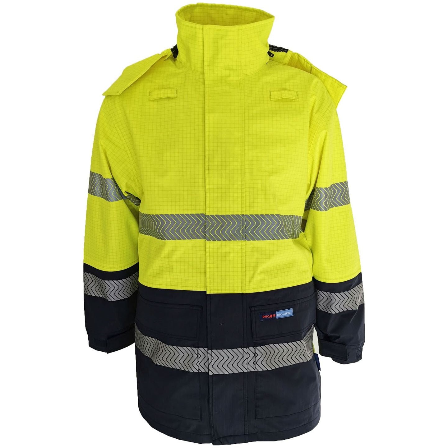 DNC HiVis FR & HRC2 D/N Rain Jacket (3467) Flame Retardant Jackets & Jumpers DNC Workwear - Ace Workwear