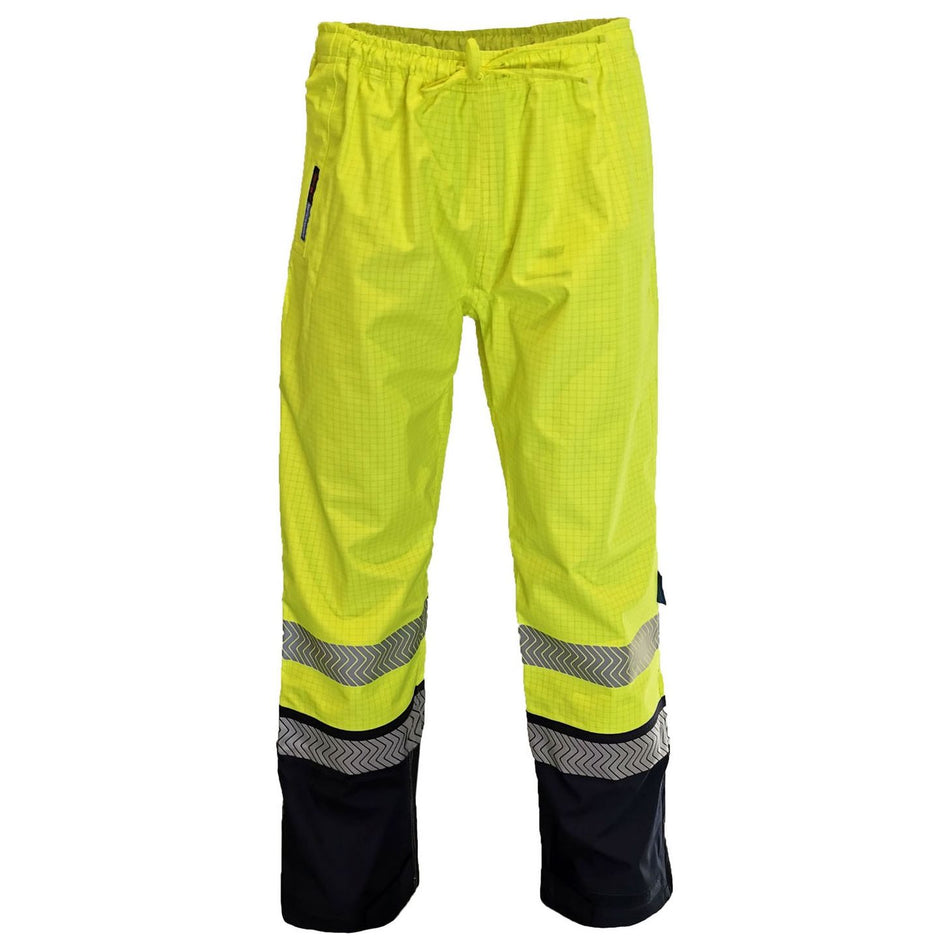 DNC HiVis FR & HRC2 D/N Rain Pants (3472) Flame Retardant Pants DNC Workwear - Ace Workwear