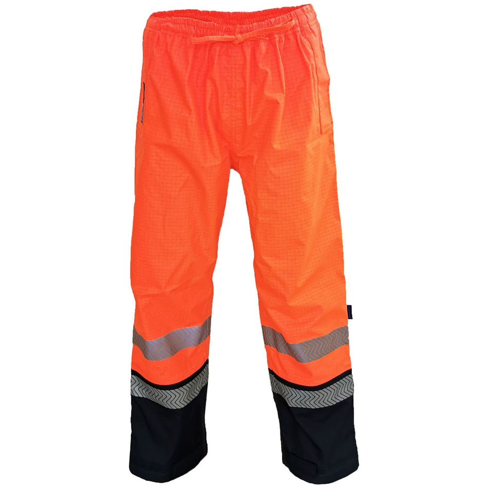 DNC HiVis FR & HRC2 D/N Rain Pants (3472) Flame Retardant Pants DNC Workwear - Ace Workwear