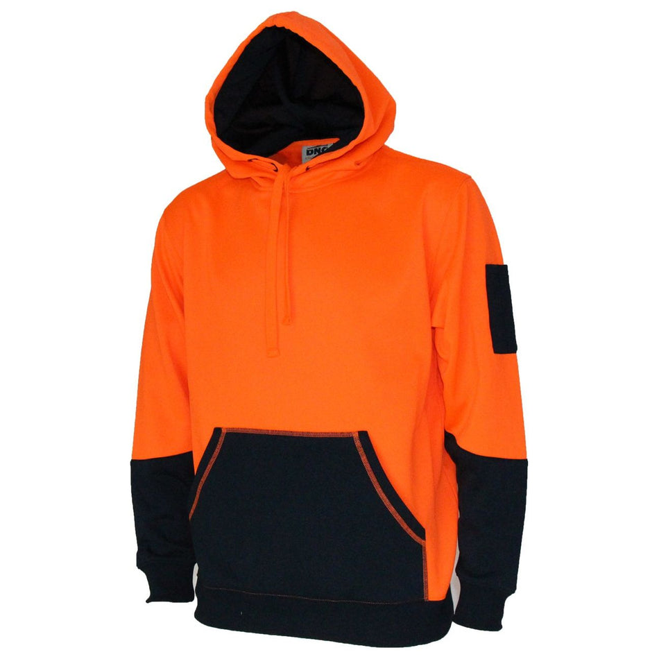 DNC Hivis Two Tone Super Fleecy Hoodie (3721) Hi Vis Hoodies DNC Workwear - Ace Workwear