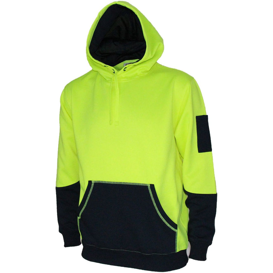 DNC Hivis Two Tone Super Fleecy Hoodie (3721) Hi Vis Hoodies DNC Workwear - Ace Workwear