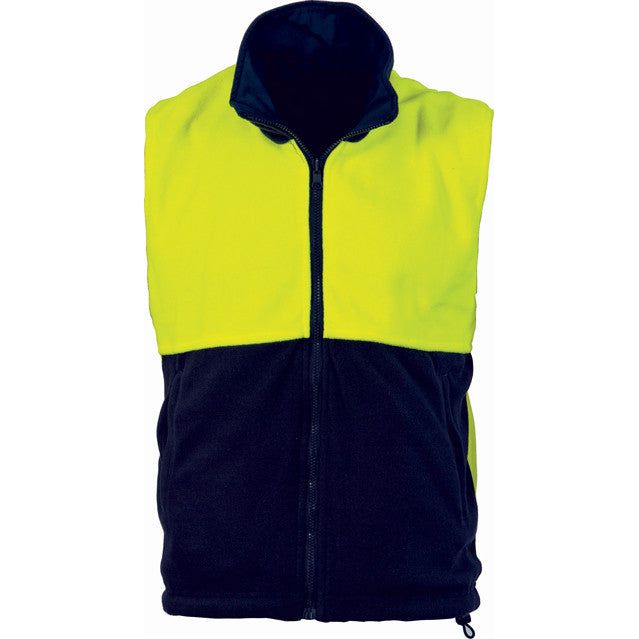 DNC Hi Vis Two Tone Reversible Vest (3826) Hi Vis Winter Vest DNC Workwear - Ace Workwear