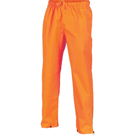 DNC HiVis Day Breathable Rain Pants (3874) Hi Vis Cold & Wet Wear Jackets & Pants DNC Workwear - Ace Workwear