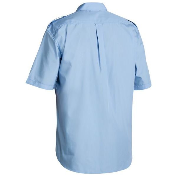 Bisley Mens Epaulette Short Sleeve Shirt (B71526)