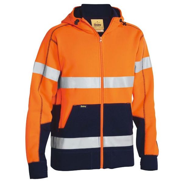 Bisley Taped Hi Vis Fleece Hoodie With Sherpa Lining (BK6988T)