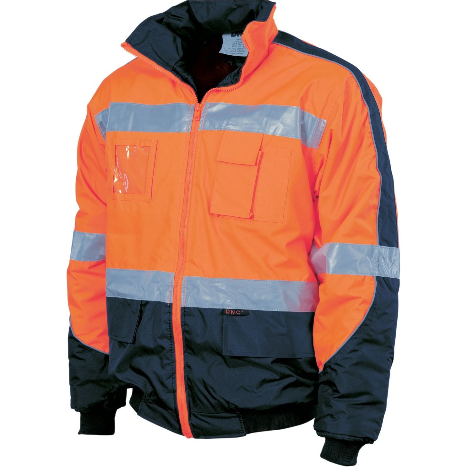 DNC HiVis D/N Contrast Bomber Jacket (3992) Hi Vis Cold & Wet Wear Jackets & Pants DNC Workwear - Ace Workwear