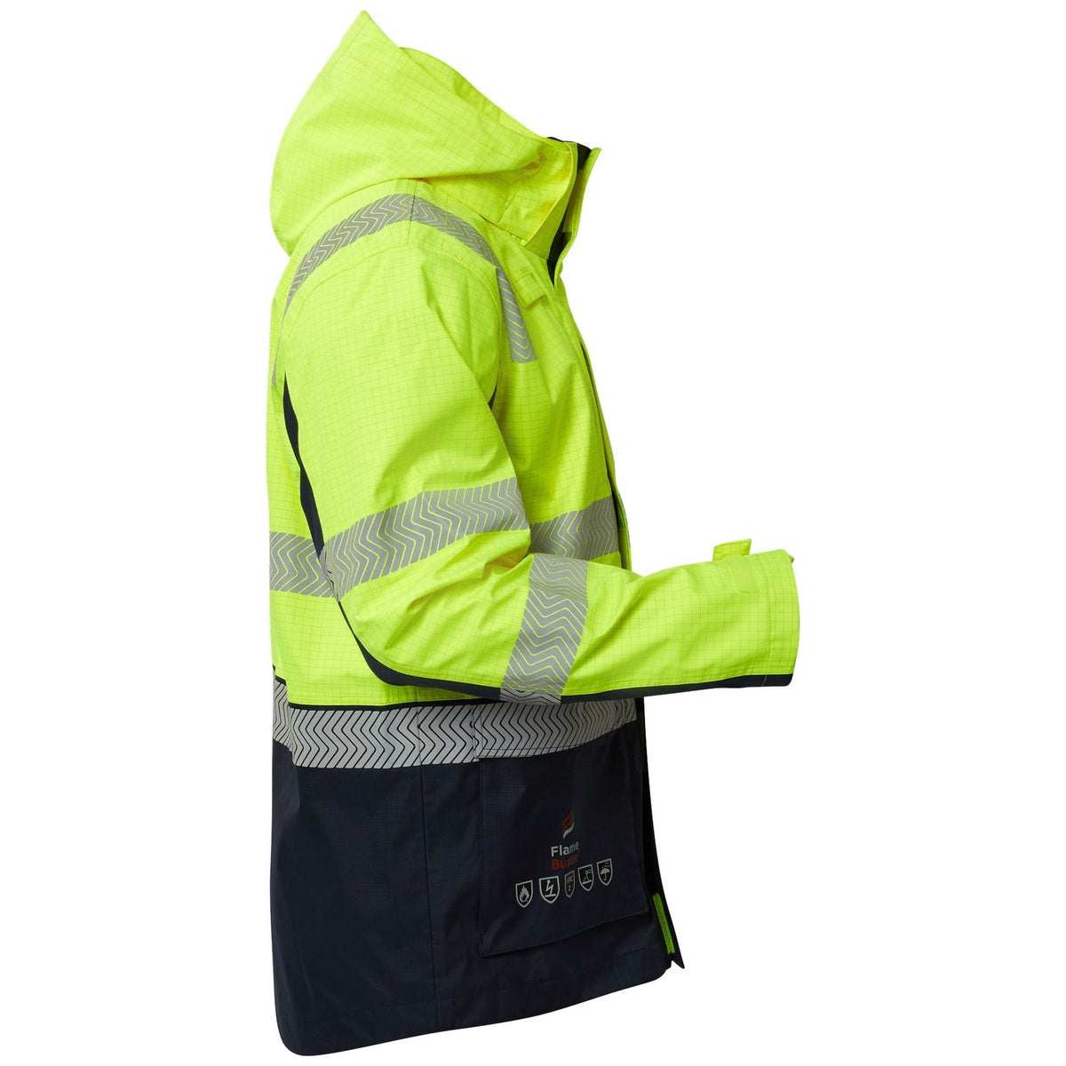 Workcraft Torrent HRC2 Reflective Wet Weather Jacket With Tape (FJV033) - Ace Workwear