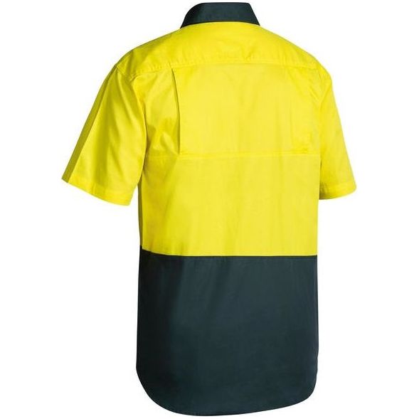 Bisley 2 Tone Cool Lightweight Short Sleeve Drill Shirt (BS1895)