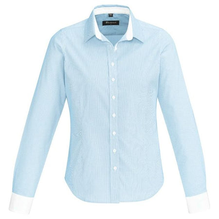 Biz Corporates Womens Fifth Avenue Long Sleeve Shirt (40110) Ladies Shirts, signprice Biz Corporates - Ace Workwear