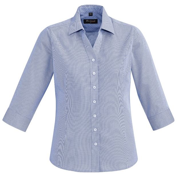 Biz Corporates Womens Hudson 3/4 Sleeve Shirt (40311) Ladies Shirts, signprice Biz Collection - Ace Workwear