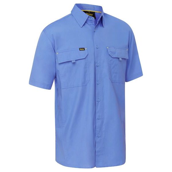 Bisley Mens X Airflow Ripstop Short Sleeve Shirt (BS1414) - Ace Workwear