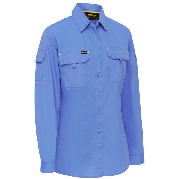 Bisley Womens X Airflow Ventilated Ripstop Shirt (BL6414) - Ace Workwear