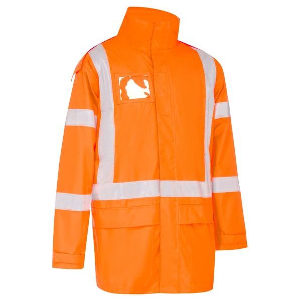 Bisley X Taped Shell Rain Jacket With ID Pocket (BJ6968XT) - Ace Workwear