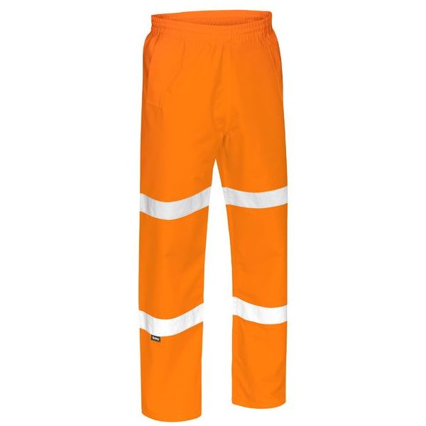 Bisley Taped Shell Rain Pants With Elasticated Waist Band (BP6969T) - Ace Workwear