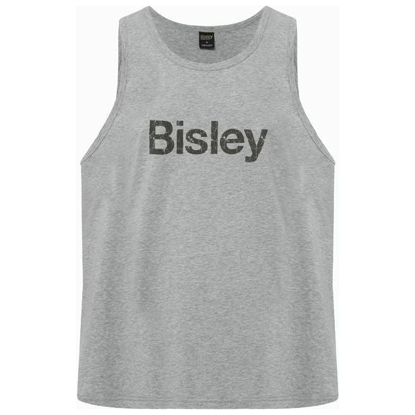 Bisley Mens Cotton Logo Singlet (BKS063) - Ace Workwear