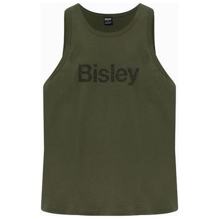 Bisley Mens Cotton Logo Singlet (BKS063) - Ace Workwear