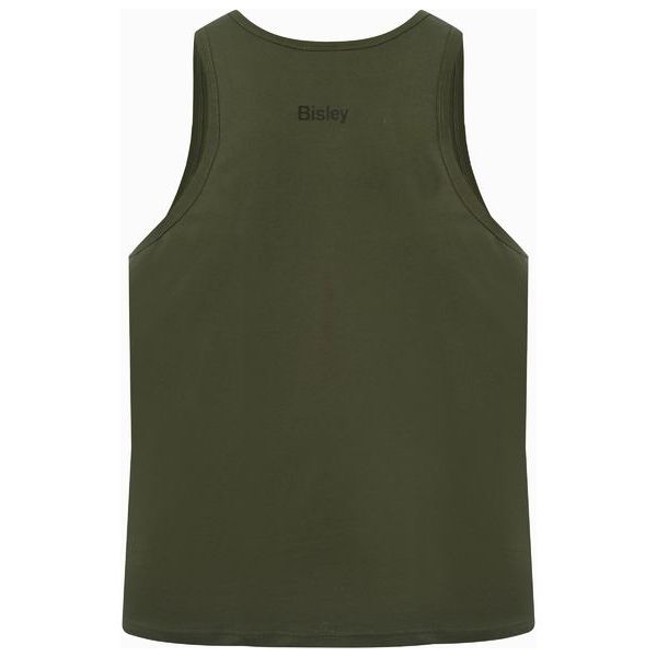 Bisley Mens Cotton Logo Singlet (BKS063) - Ace Workwear