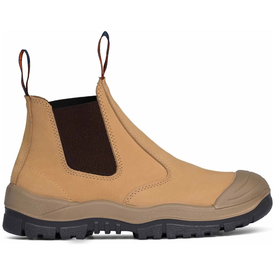 Mongrel Wheat Premium Elastic Sided Boot W/ Scuff Cap (440050) (Pre-Order) Elastic Sided Safety Boots Mongrel - Ace Workwear